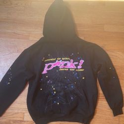 Black V1 Sp5der Hoodie 