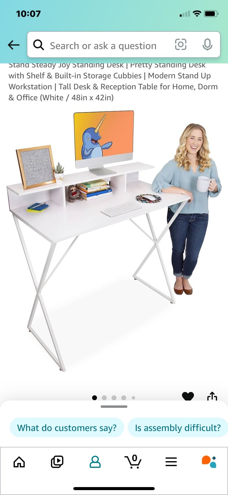 Like New Standing Desk From Amazon
