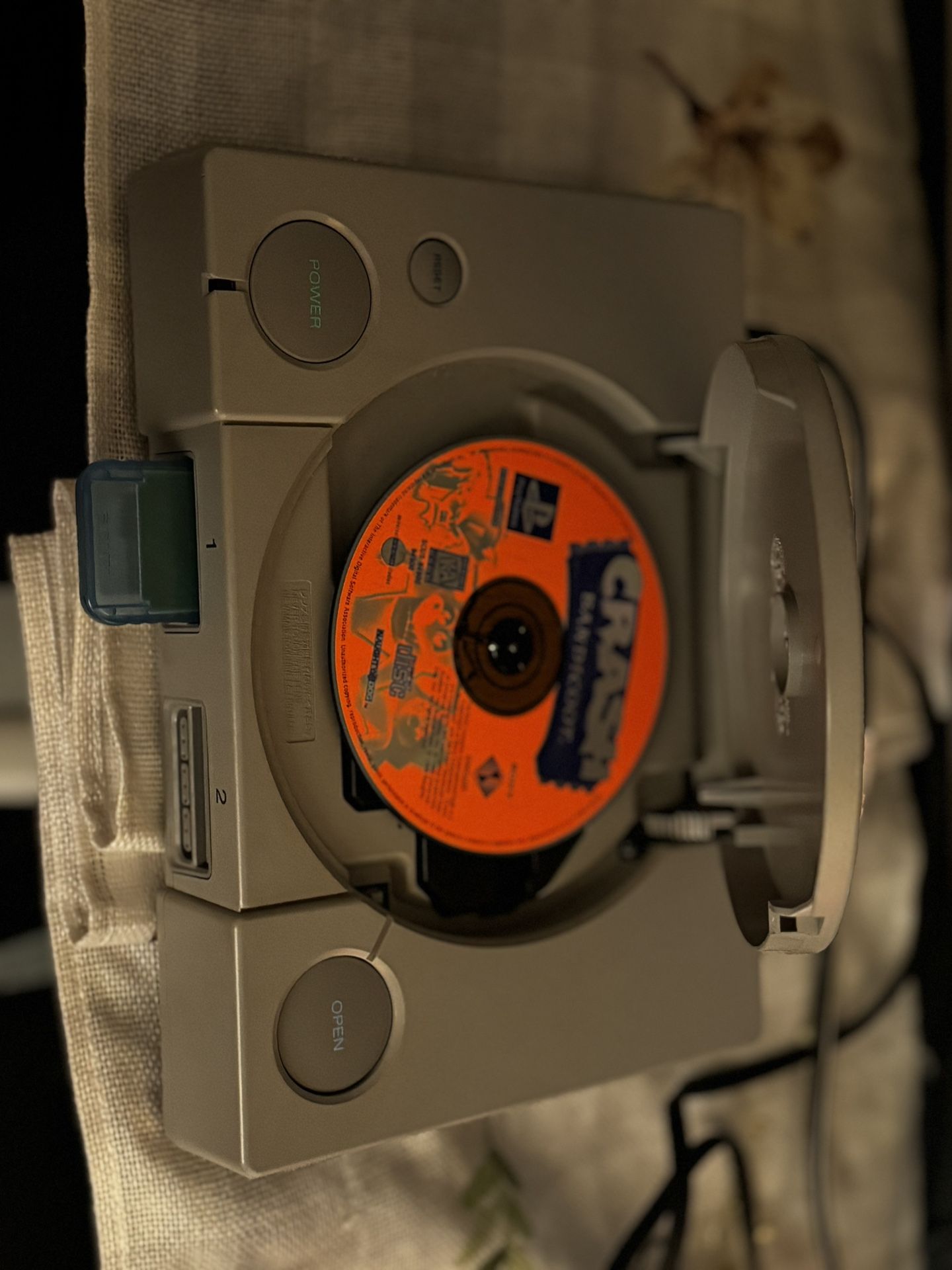 Sony PlayStation 1 PS1 Console SCPH-9001 Bundle w/ Controllers + 2 Games TESTED