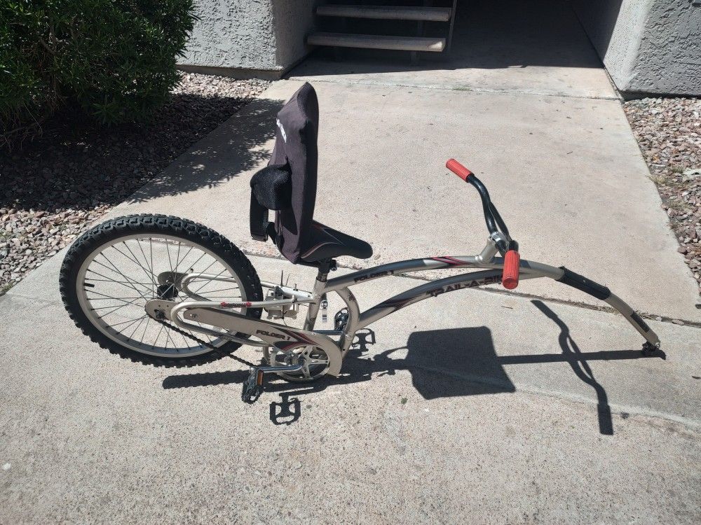 Trail-a-Bike W/ Backrest And Seatbelt
