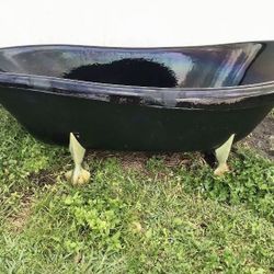 Birthday bash stainless steel clawfoot bathtub