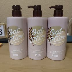 Pink soothing body lotion bundle