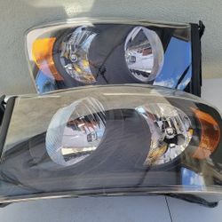 06-08 Dodge Ram Headlights Luces Micas Calaveras Faros Faroles