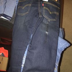 3 Pairs New And Used Boys Size 5-6 Jeans &  2 Pair Shorts 