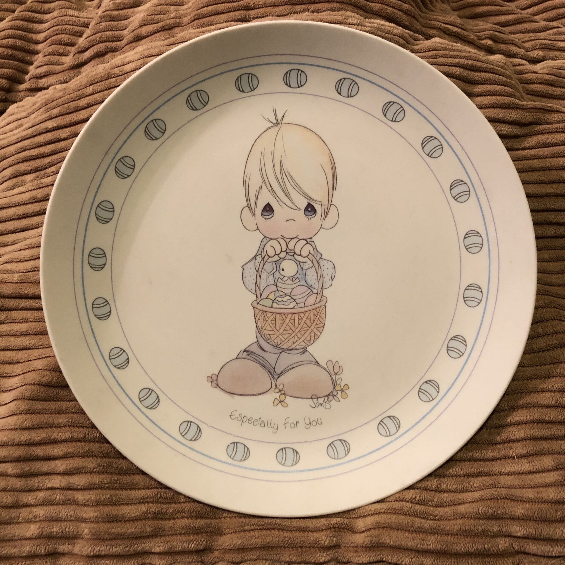 Precious Moments Easter Plate