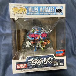Funko Pop.  MILES MORALES.  “Street Art Collection”