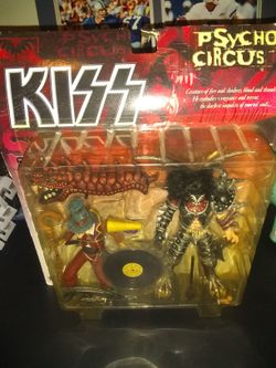 Brand New Mcfarlane Kiss Gene Simmons psycho Circus The Ring Master Action Figure