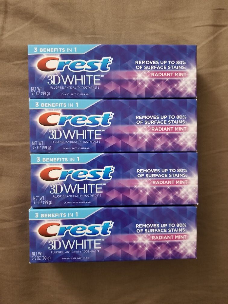 Crest 3D White Toothpaste