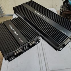 2 Amplifiers Blurred Vision Audio 3500.1 & 120.2