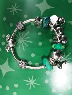 Bangle Bracelet - Silver 40.8 grams 7 inch