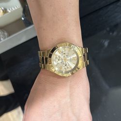 Guess Gold Watch $100