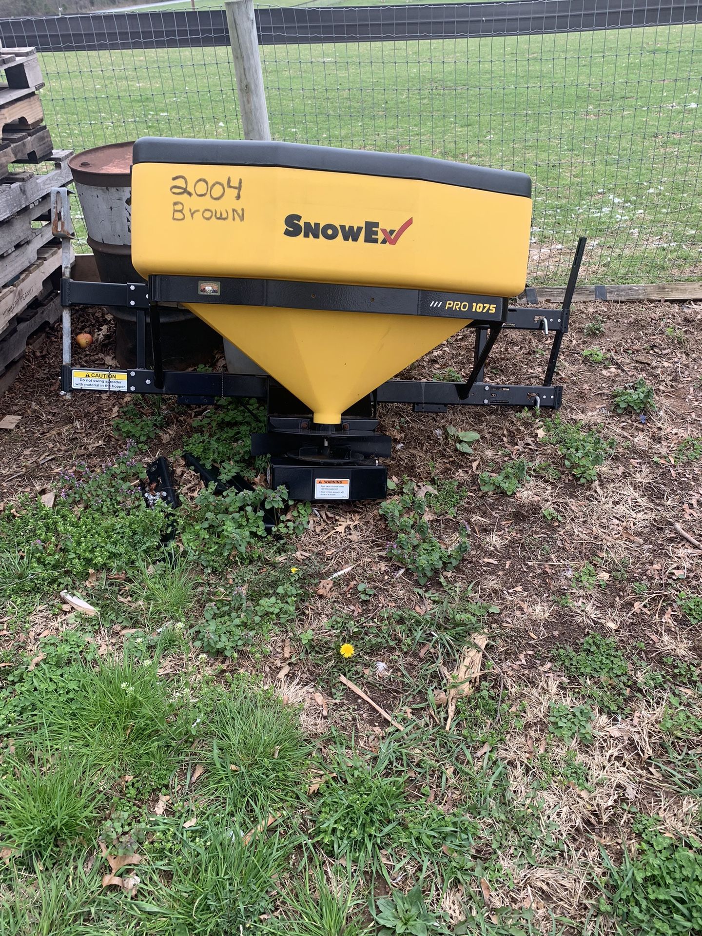 SnowEx Tailgate Salt Spreader