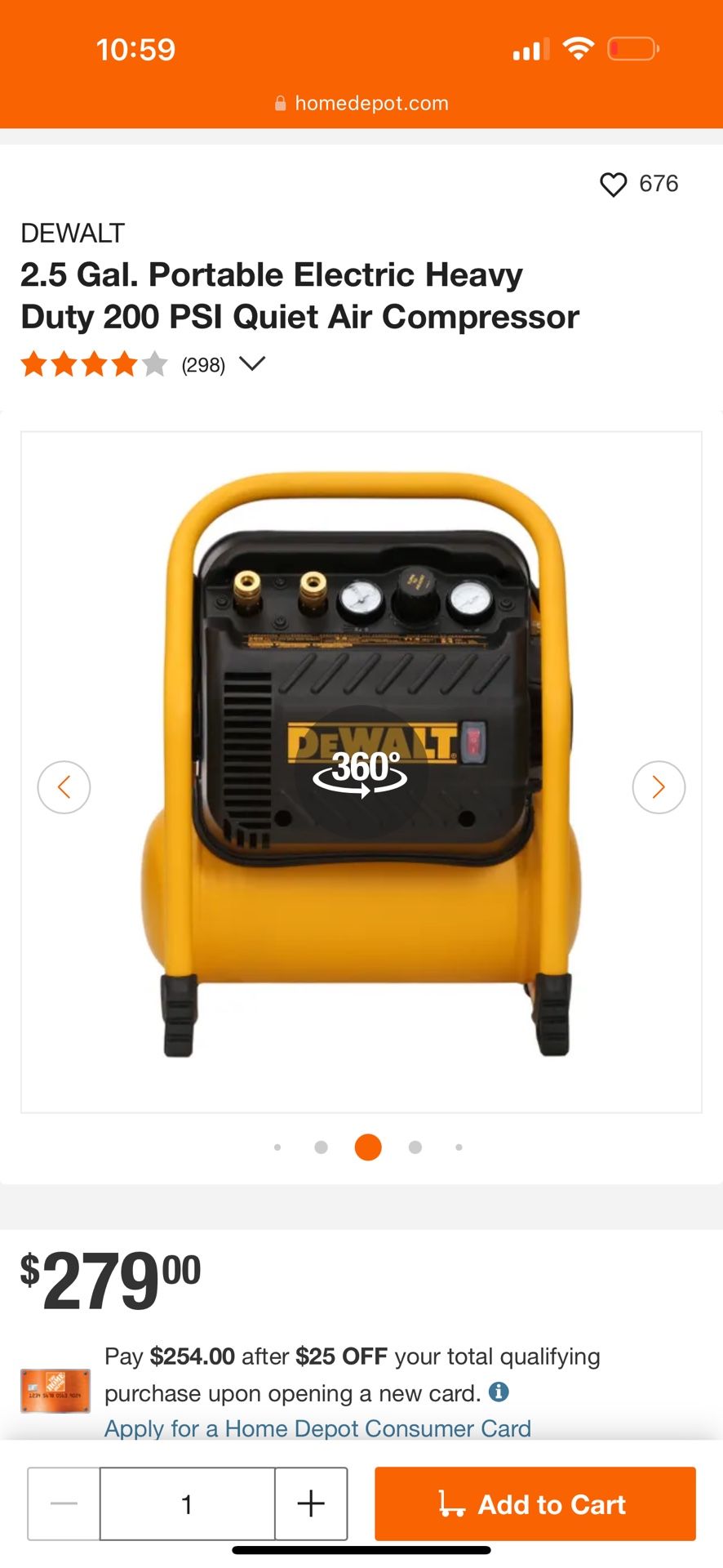 Brand New In Box! Heavy Duty Quiet Air Compressor