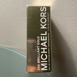 NEW Sealed Michael Kors 24K Brilliant Gold Eau De Parfum Spray-1.7 oz.
