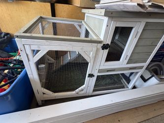 Rabbit hutch cage
