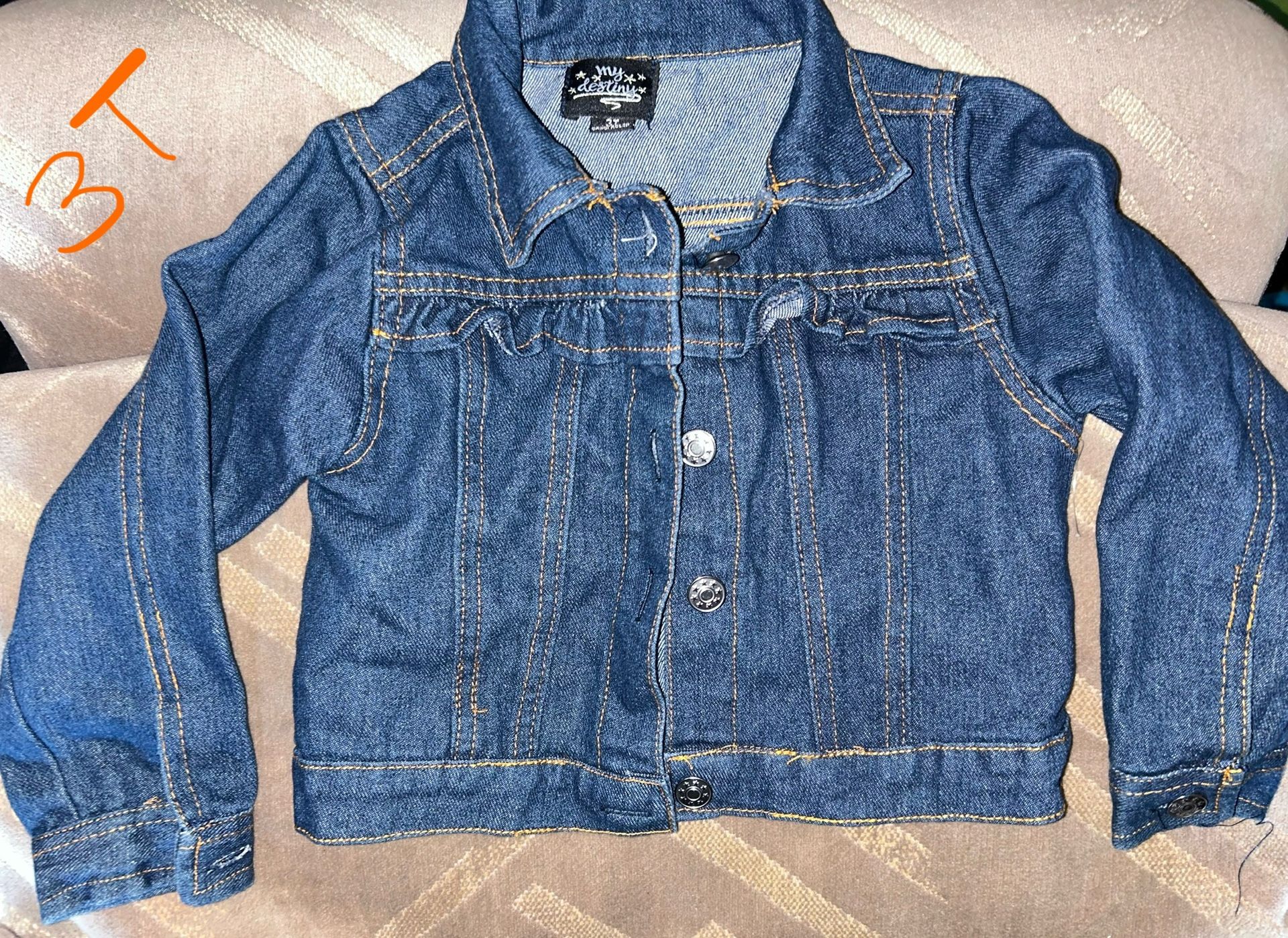 Girl Jean Jacket Size 3t