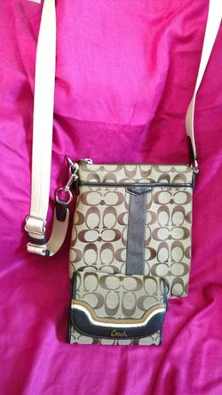 Coach messenger bag and wallet