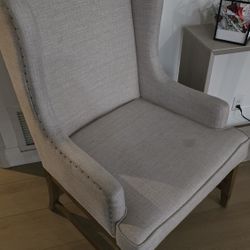 Rustic High Wingback Chair