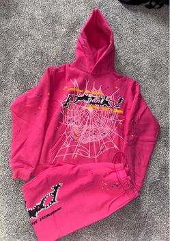 Men’s Pink Sp5der Hoodie