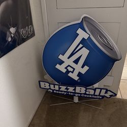 LA Dodgers Buzzball Sign