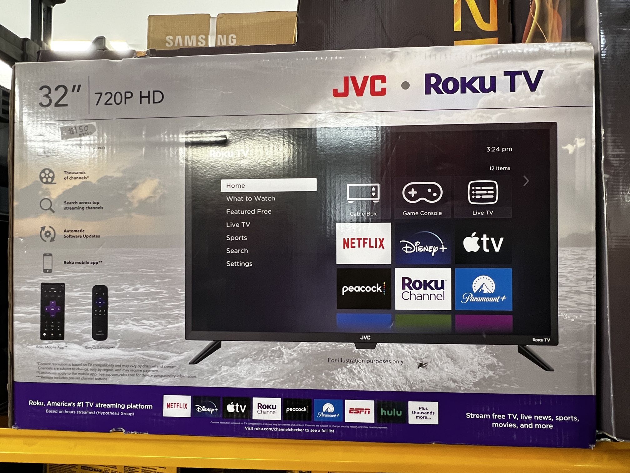 JVC® LT-32MAR205 32-Inch-Class Roku® LED Smart TV