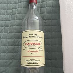 Rip Van Winkle 12 Year Old Bottle -Collector Item -Limited 