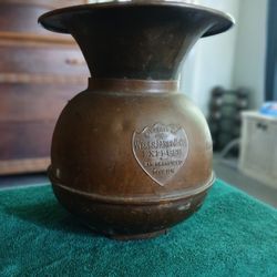 Old Wellsfargo  Spittoon