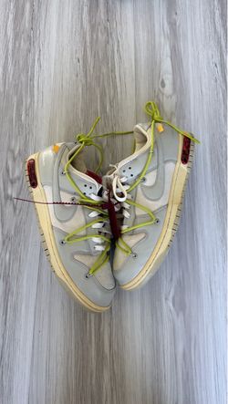Nike dunk low off white lot 8 size 11