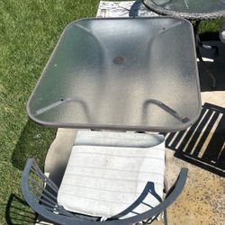 Outdoor Glass Table