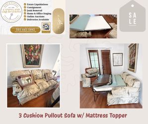 3 Cushion Pullout Sofa
