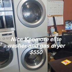 Nice Kenmore Élite Washer And Gas Dryer 