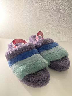 UGG Fluff Yeah Slides In Purple