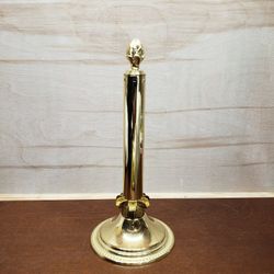 Godinger Brass Candle With Spring Loaded Candle Push 