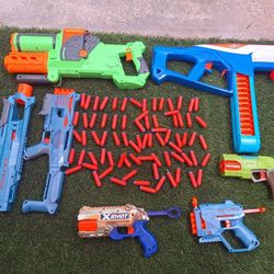  NERF GUNS  And  BULLETS