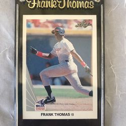 Frank Thomas Rookie 1990 Leaf #300 Baseball Sports MLB  Trading Cards White Sox