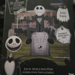 Jack skeleton blow up
