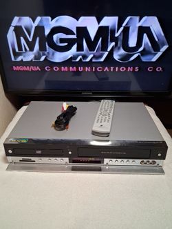 LG VCR/DVD Player with remote and cable.  Works fine.