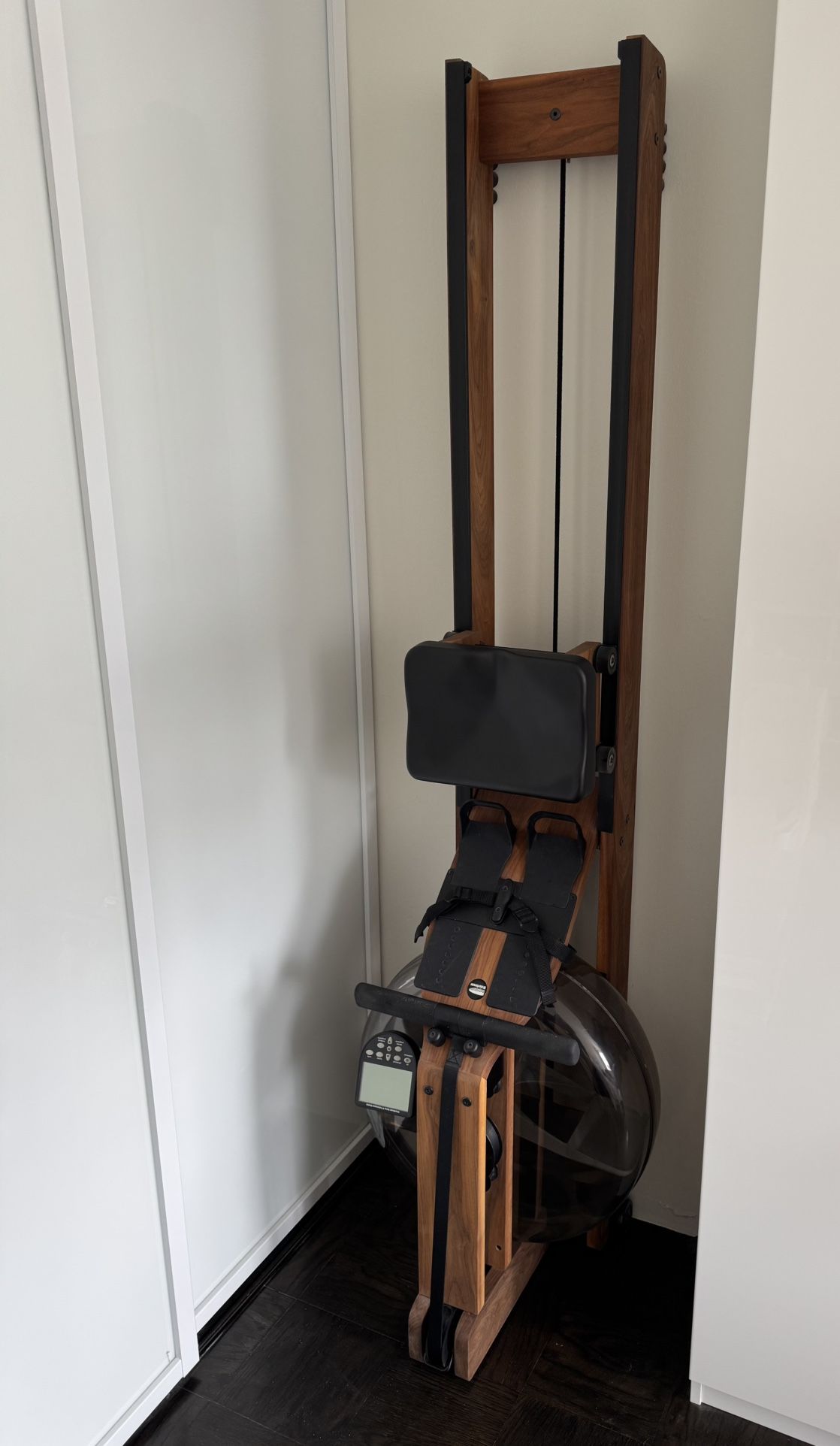 WaterRower Walnut Rowing Machine With S4