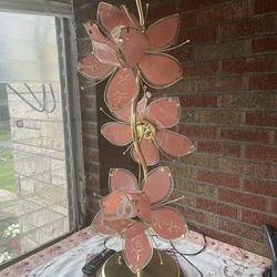 Vintage 1980’s Lotus Flower Lamp