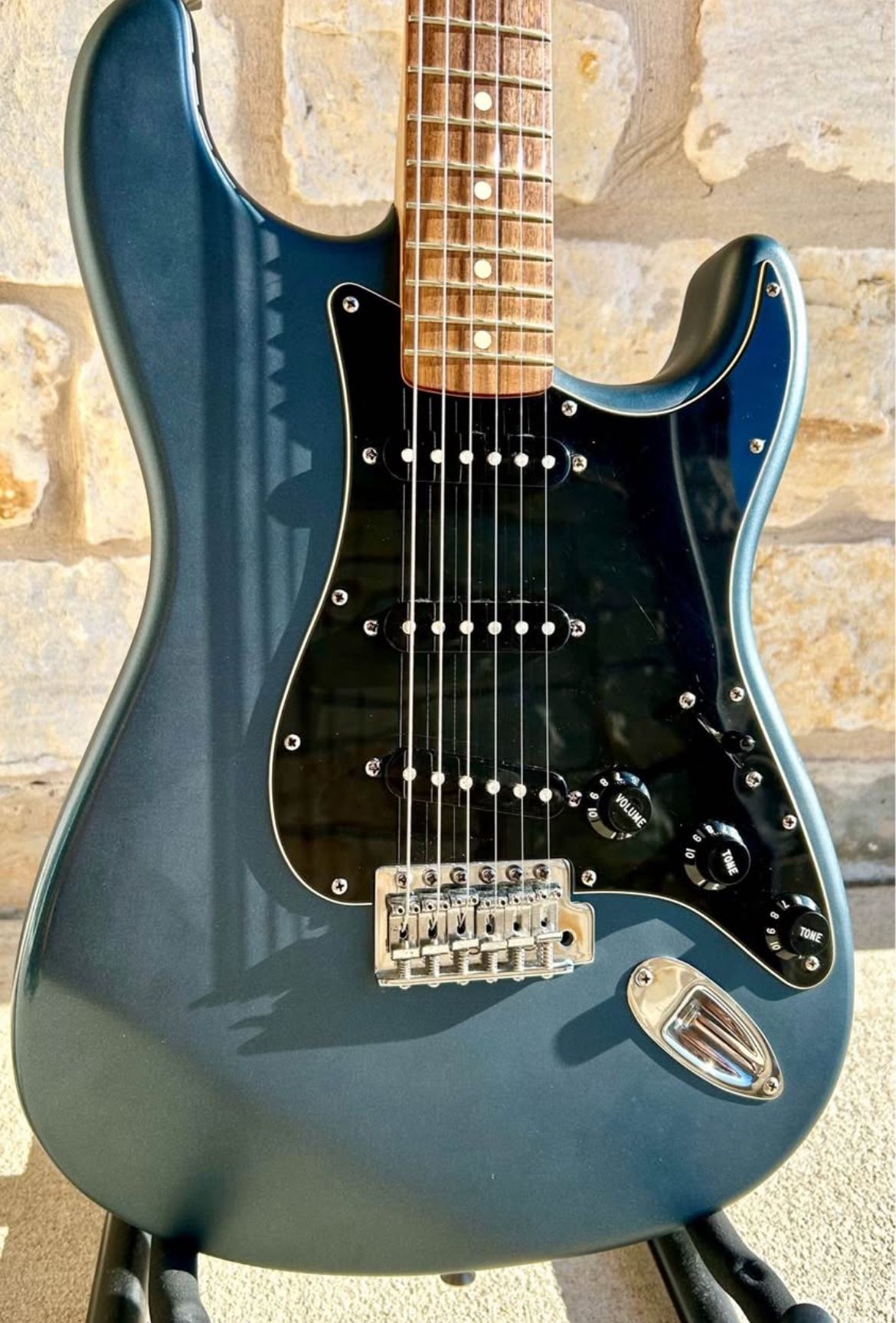 Fender Stratocaster MIM Guitar – Midnight Blue Metallic w/ soft case - $475 FIRM