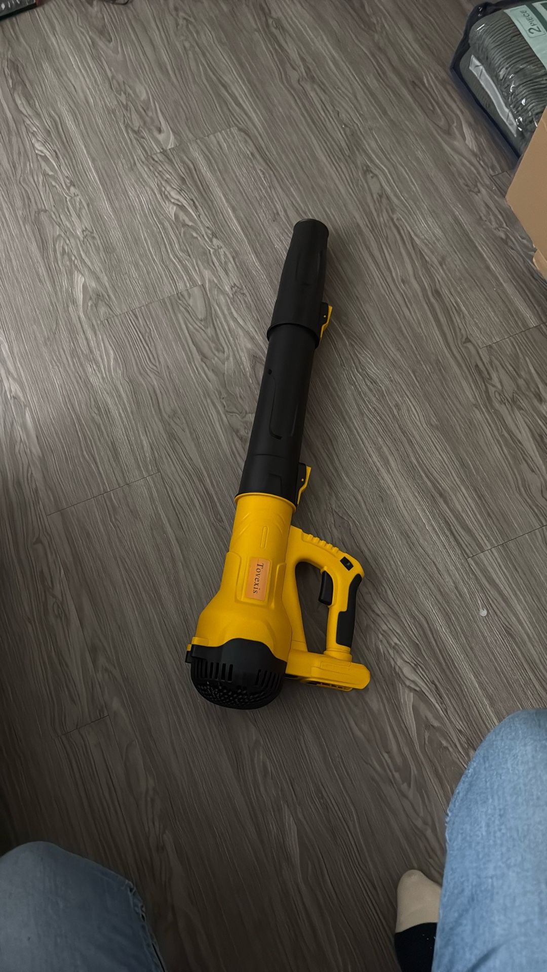 Cordless Leaf Blower  500CFM/150MPH Electric Leaf Blower Cordless, 5 Speed Modes, Battery Powered Blowers for L