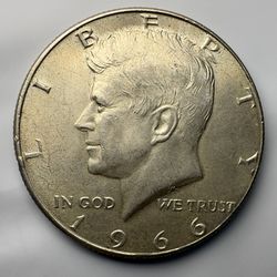 1966 Kennedy Half Dollar