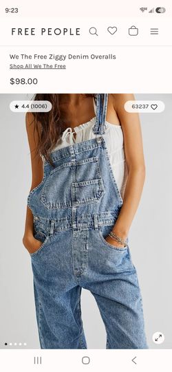 Free people Ziggy overalls