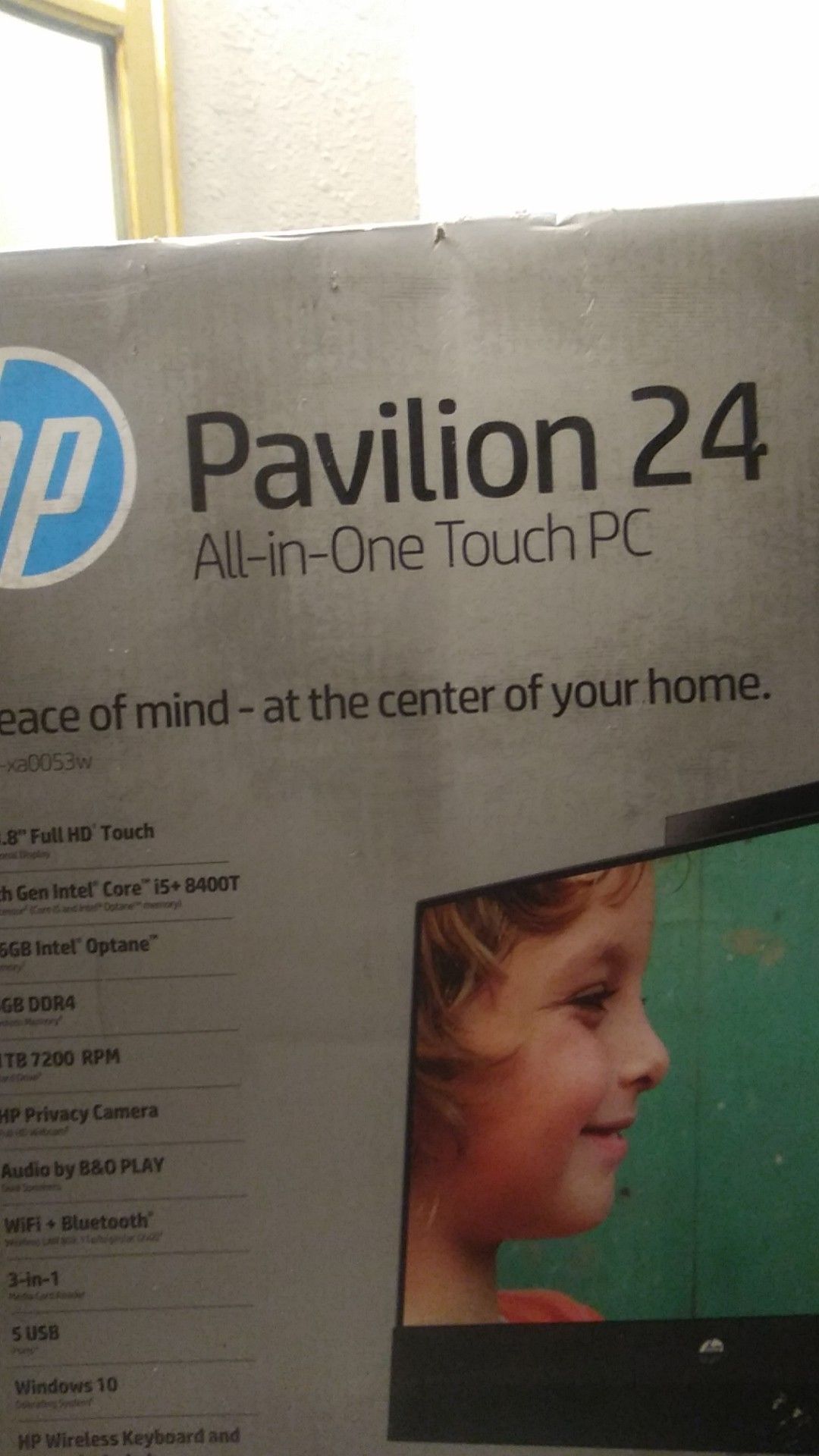 Hp pavilion 24 all in one touch pc TOUCH SCREEN