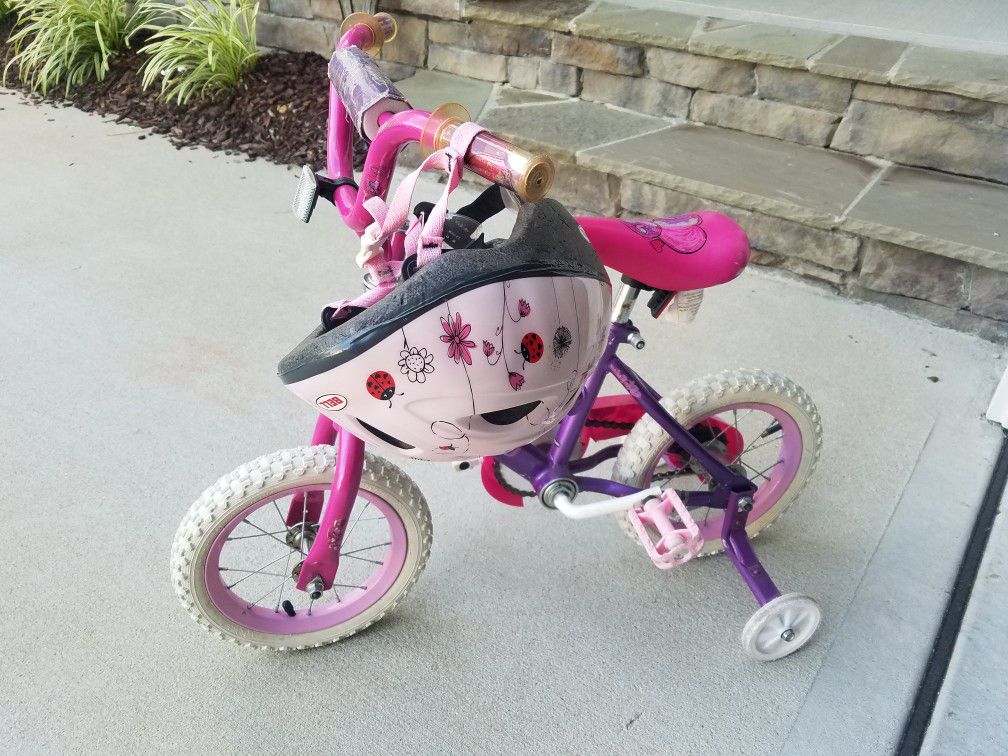 Huffy training bike for girls