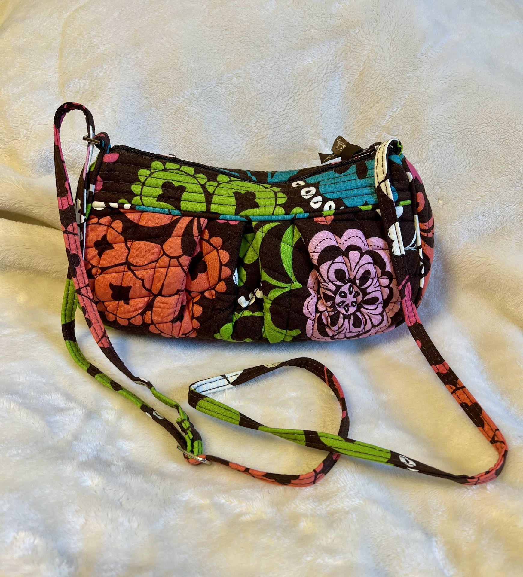 Vintage Vera Bradley Frannie Adjustable Crossbody Bag in Lola