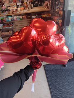 Balloon Bouquet Red Or Pink