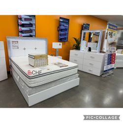 LED Headboard Queen / King Size Bed Frame  - New Year Sale !