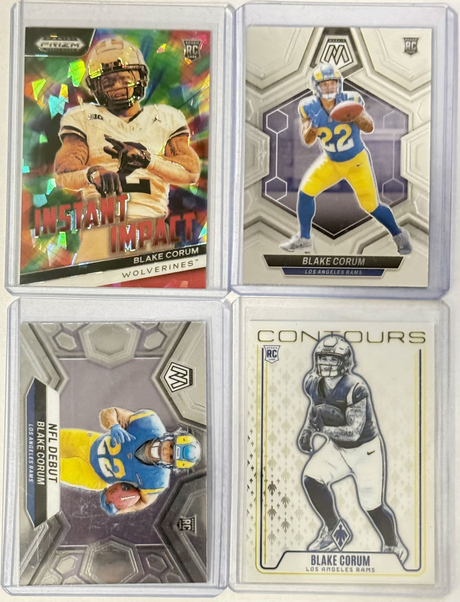 Blake Corum - Los Angeles Rams - 4 Card Lot