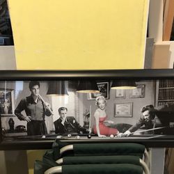 Elvis, Bogart, Dean And Marilyn Monroe Artwork - Measurements In Photos $50
